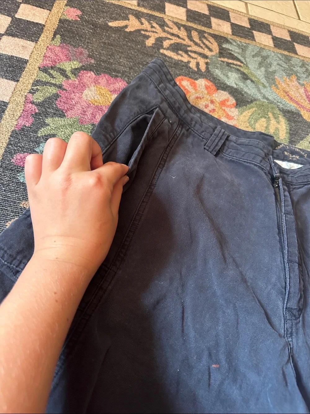 Tommy Bahama Dark Blue Cargo Shorts